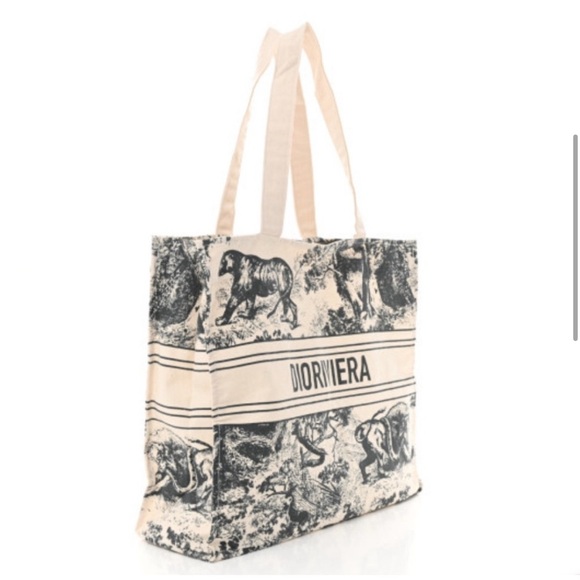 NEW Dior Riviera Large VIP Canvas Tote Bag- Sell for $850 - Picture 3 of 13